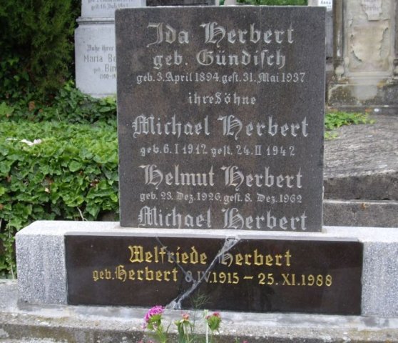 Guendisch Ida 1894-1937 Grabstein